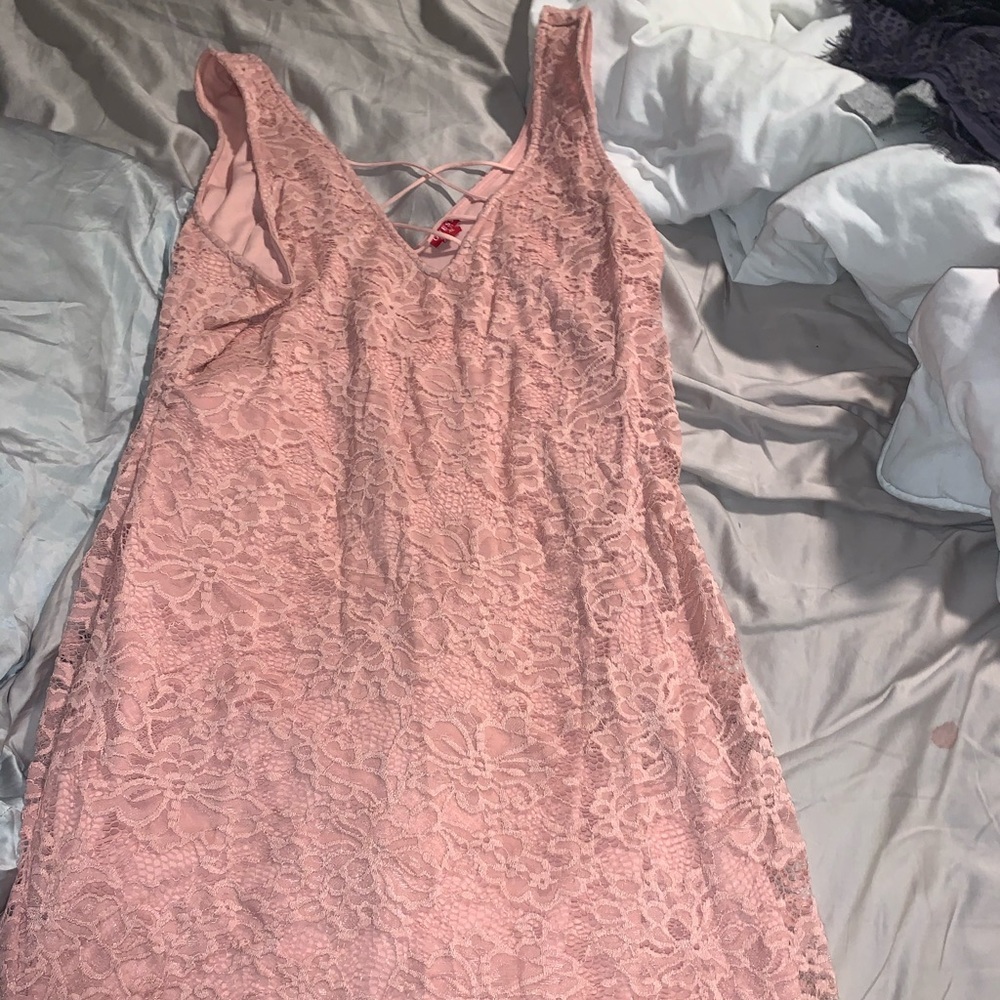 Guess Pink Lace Dress